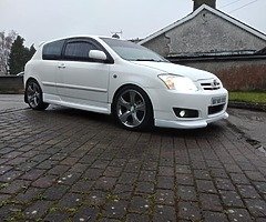 07 1.4 d4d kitted toyota corolla