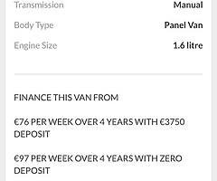 2014 Ford Transit Connect Limited Finance this van from €76 P/W - Image 10/10