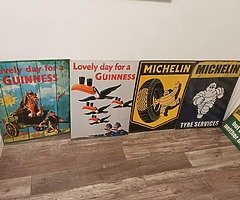 Man cave, shed, workshop, bar wall signs