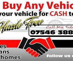 We buy any vehicles