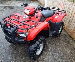 2013 honda 500 low hours