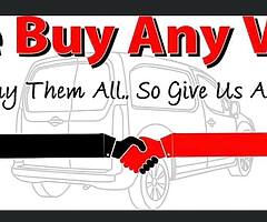 We buy any van