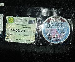 07 opel astra 1.4 petrol for swap with diesel, have to have some nct.