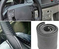 Microfiber car steering wheel cover