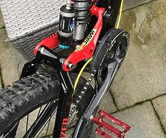 Downhill mountain bike
