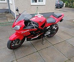 2002 Honda cbr 600cc f41 fuel injection