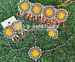 Handmade gota jewellery