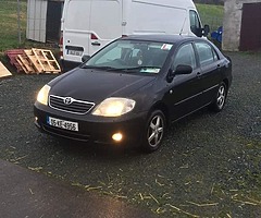 05 Toyota corrolla