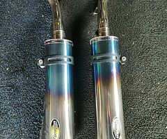 Z1000 exhust pipes