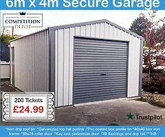 Win Win Win 6m x 4m Shed for £24.99