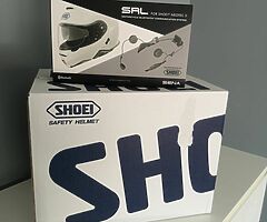 New Shoei Neotec 2 Flip Front Helmet and Sena SRL-01 Bluetooth Communication System - Image 6/9