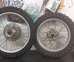 Honda cr85 small wheelsn