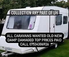 Caravans wanted