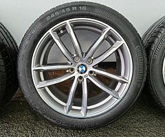 Original BMW 5Series G30 R18 Alloys with tyres