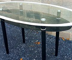 Glass  table   brand  new  top top quality 