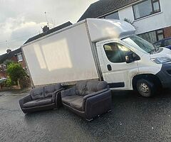3 and 2 seayer sofa in a briwn leather hyde throughout - Image 8/8