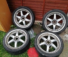 Swap 2 set of alloys for set of bmw alloys had to be 19 5x120