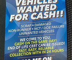 ALL VEHICLES WANTED