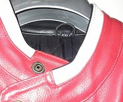 Red bull leather jacket