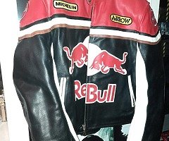Red bull leather jacket - Image 3/3