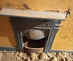 Old time fireplace
