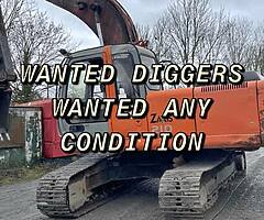 DIGGERS WANTED CALL ME FOR BEST PRICES