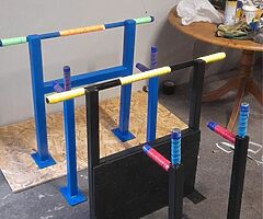 Pull up bar, dip bar, squat rack - Image 4/5