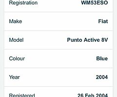 2004 FIAT Punto - Image 6/8