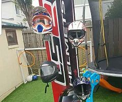 Helmet rack