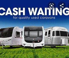 WE BUY ALL TYPES OF CARAVANS AND MOTORHOMES