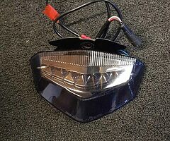 Hypermotard rear light and tail gate