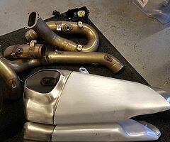 Ducati 1199 exhaust system