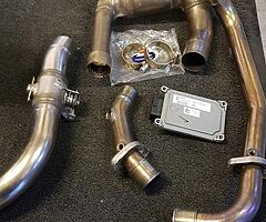 Hypermotard exhaust system and ecu