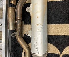 Ktm 350 SFX Stock exhaust