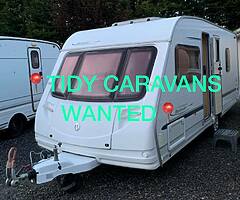 Tidy Caravans  wanted 