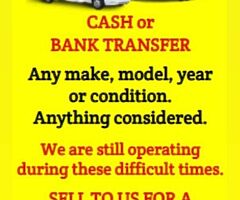 We buy any caravan