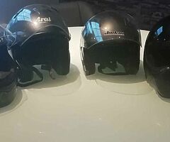 SELECTION OF MOTORBIKE/SCOOTER HELMETS