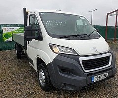 2017 (172) PEUGEOT BOXER DROPSIDE PICK UP €13,999 INCL VAT OR €55.75 PER WEEK