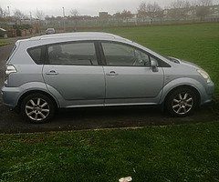 Toyota verso 7 seater Manuel
