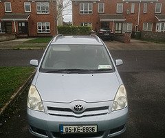 Toyota verso 7 seater Manuel
