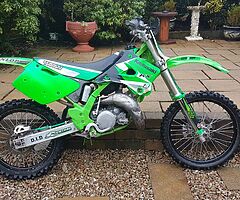 Kawasaki 125cc motocross bike