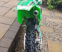 Kawasaki 125cc motocross bike