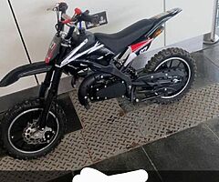 Dirt bike and push bike