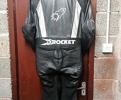 Motorbike leathers one piece Joe Rocket size 42 Brand New
