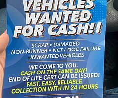 ALL VEHICLES WANTED