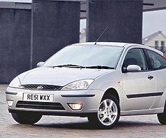 WANTED mk1 focus 3 door breaking