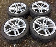 Genuine Audi S Line 5x112 alloy wheels