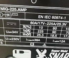 New us snap mac 225amp Mig welders
Free Delivery - Image 7/8