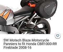 Sw-Motech Blaze Panniers CBR1000RR
