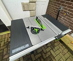 Evolution fury 5 table saw
